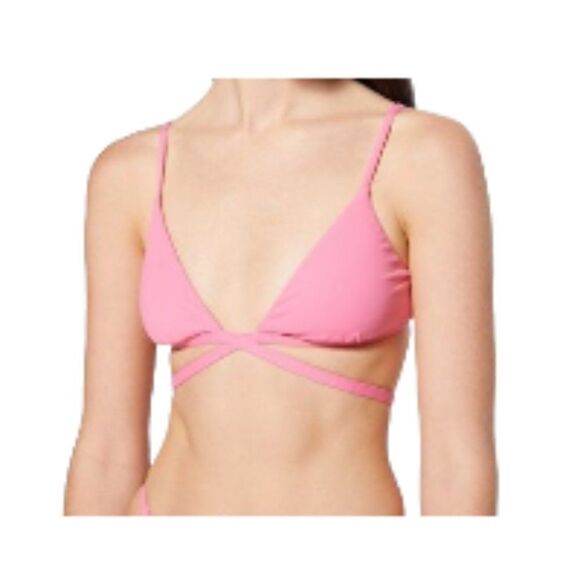 Jonathan Simkhai Emmalynn Bikini Top + Harlan Bottoms Flamingo Color Med… - Picture 2 of 4